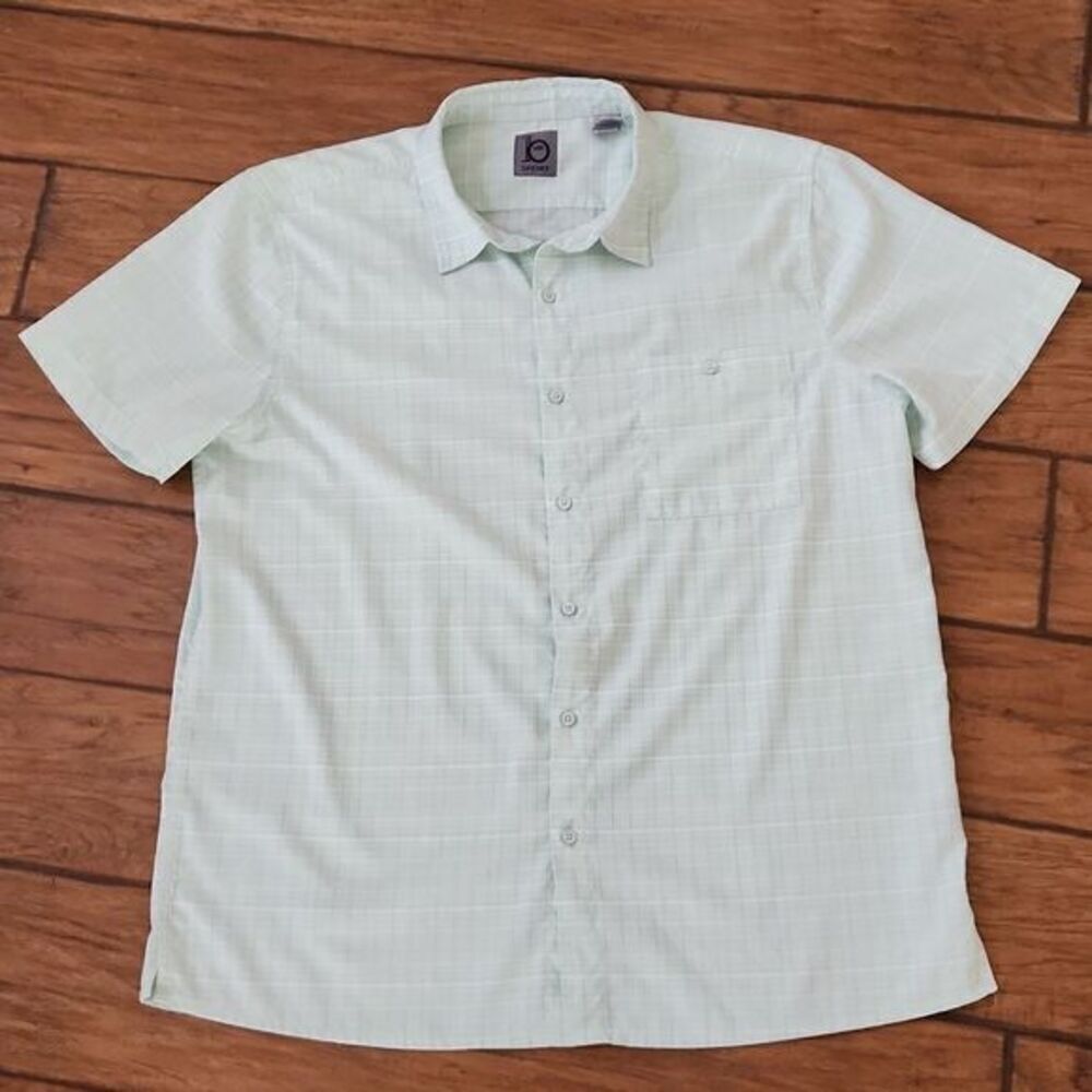 B line Sport lightweight light green men's XXL short sleeve shirt